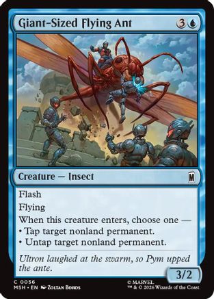 Giant-Sized Flying Ant (MSH-056) - Marvel Super Heroes [Common]