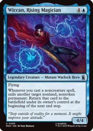 Wiccan, Rising Magician (MSH-083) - Marvel Super Heroes [Uncommon]