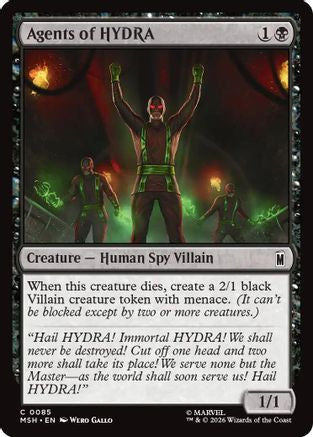 Agents of HYDRA (MSH-085) - Marvel Super Heroes [Common]