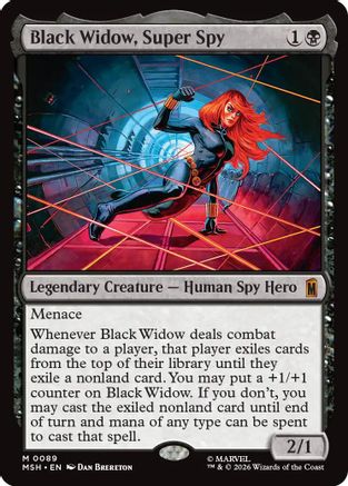 Black Widow, Super Spy (MSH-089) - Marvel Super Heroes [Mythic]