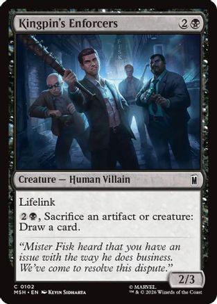 Kingpin's Enforcers (MSH-102) - Marvel Super Heroes [Common]