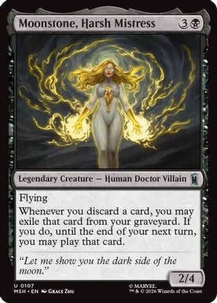 Moonstone, Harsh Mistress (MSH-107) - Marvel Super Heroes [Uncommon]