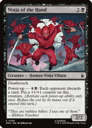 Ninja of the Hand (MSH-108) - Marvel Super Heroes [Common]