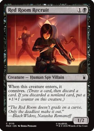 Red Room Recruit (MSH-110) - Marvel Super Heroes [Common]