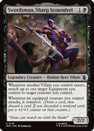 Swordsman, Sharp Scoundrel (MSH-116) - Marvel Super Heroes [Uncommon]