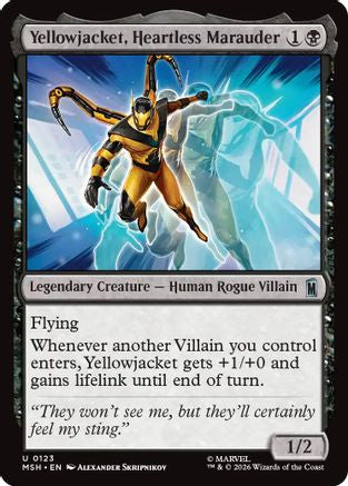 Yellowjacket, Heartless Marauder (MSH-123) - Marvel Super Heroes [Uncommon]