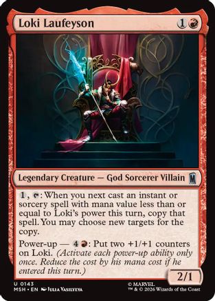 Loki Laufeyson (MSH-143) - Marvel Super Heroes [Uncommon]