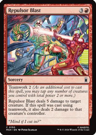 Repulsor Blast (MSH-150) - Marvel Super Heroes [Common]