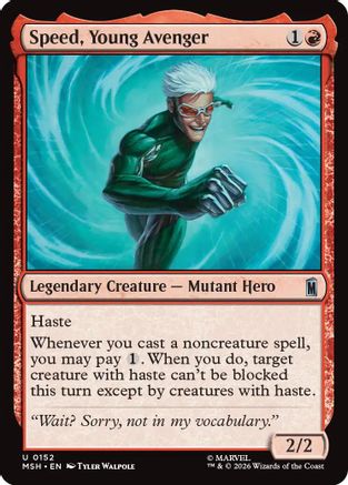 Speed, Young Avenger (MSH-152) - Marvel Super Heroes [Uncommon]