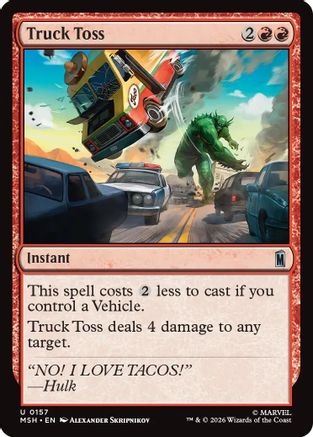 Truck Toss (MSH-157) - Marvel Super Heroes [Uncommon]