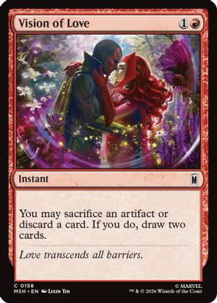 Vision of Love (MSH-158) - Marvel Super Heroes [Common]