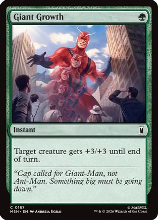 Giant Growth (MSH-167) - Marvel Super Heroes [Common]
