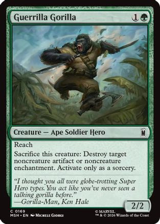 Guerrilla Gorilla (MSH-169) - Marvel Super Heroes [Common]