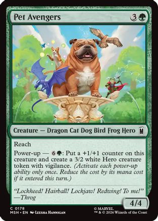 Pet Avengers (MSH-178) - Marvel Super Heroes [Common]
