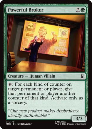 Powerful Broker (MSH-179) - Marvel Super Heroes [Common]