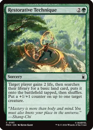 Restorative Technique (MSH-183) - Marvel Super Heroes Foil [Common]
