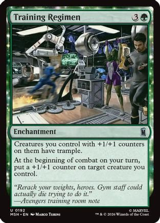 Training Regimen (MSH-192) - Marvel Super Heroes [Uncommon]