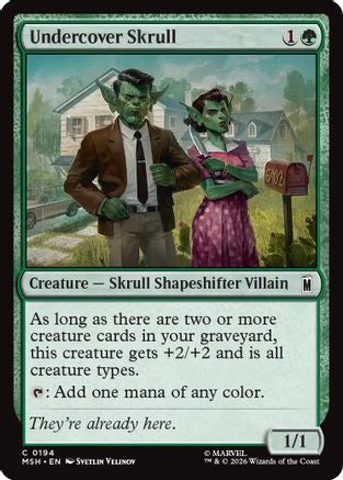Undercover Skull (MSH-194) - Marvel Super Heroes [Common]
