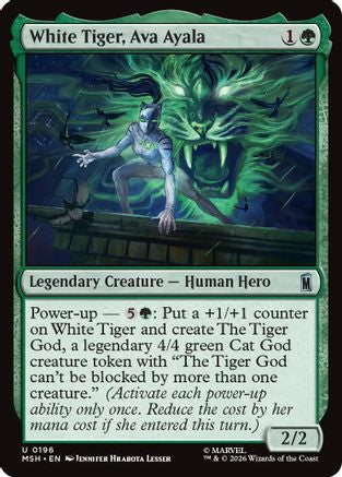 White Tiger, Ava Ayala (MSH-196) - Marvel Super Heroes [Uncommon]
