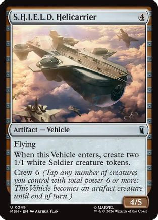 S.H.I.E.L.D. Helicarrier (MSH-249) - Marvel Super Heroes [Uncommon]