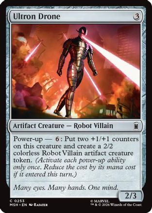 Ultron Drone (MSH-253) - Marvel Super Heroes Foil [Common]