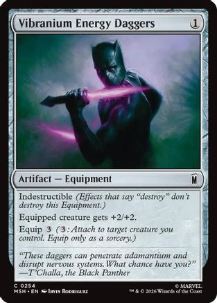 Vibranium Energy Daggers (MSH-254) - Marvel Super Heroes [Common]