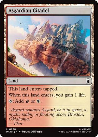 Asgardian Citadel (MSH-258) - Marvel Super Heroes [Land]