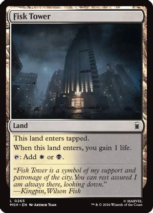 Fisk Tower (MSH-265) - Marvel Super Heroes [Land]