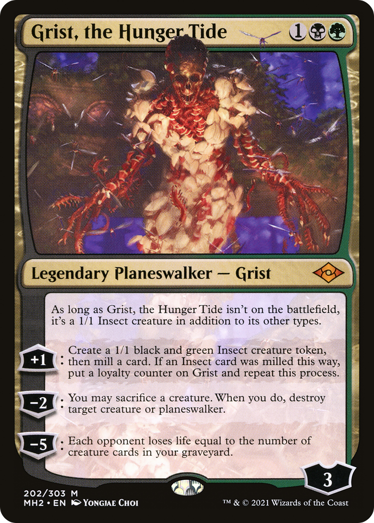 Grist, the Hunger Tide (MH2-202) - Modern Horizons 2 [Mythic]