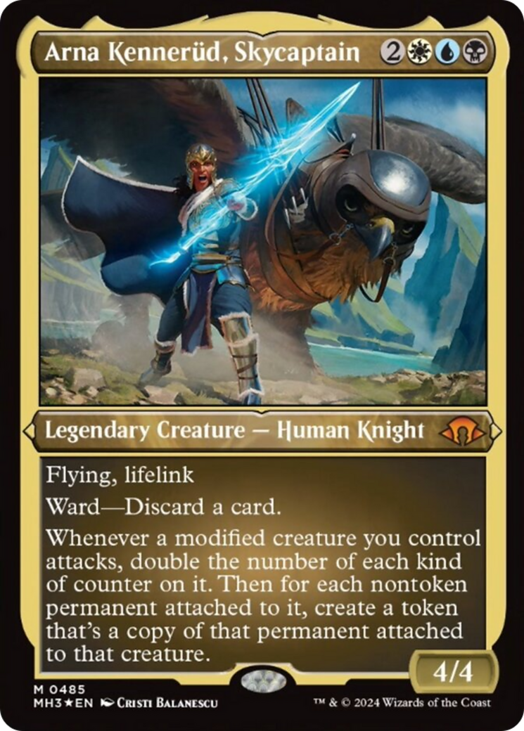 Arna Kennerüd, Skycaptain (MH3-485) - Modern Horizons 3 Etched Foil [Mythic]