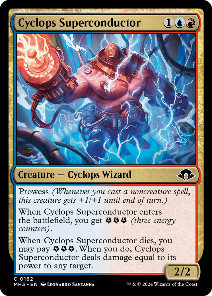 Cyclops Superconductor (MH3-182) - Modern Horizons 3 Foil [Common]