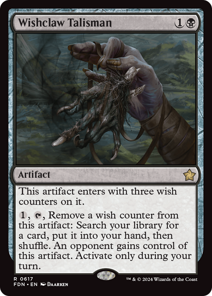 Wishclaw Talisman (FDN-617) - Foundations [Rare]