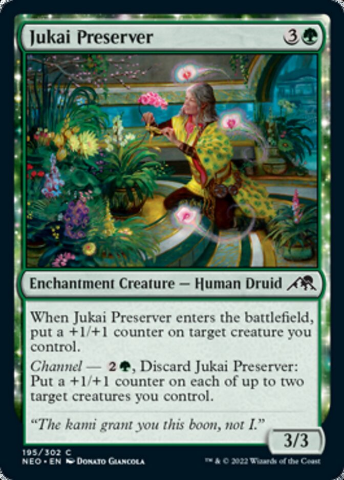 Jukai Preserver (NEO-195) - Kamigawa: Neon Dynasty [Common]