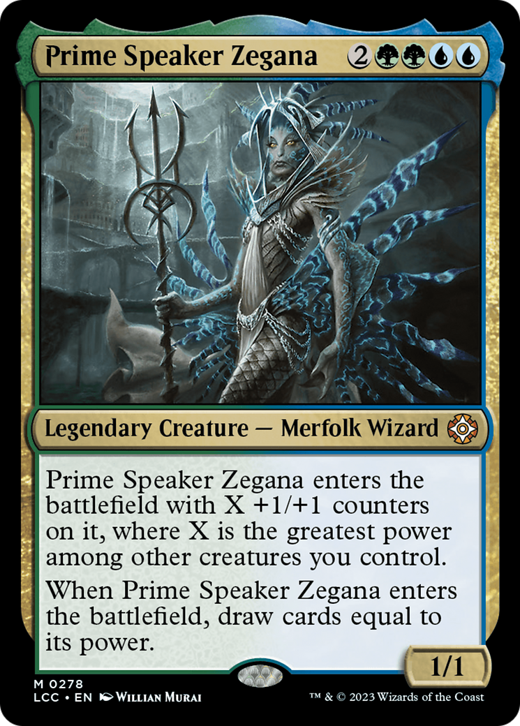 Prime Speaker Zegana (LCC-278) - The Lost Caverns of Ixalan Commander [Mythic]