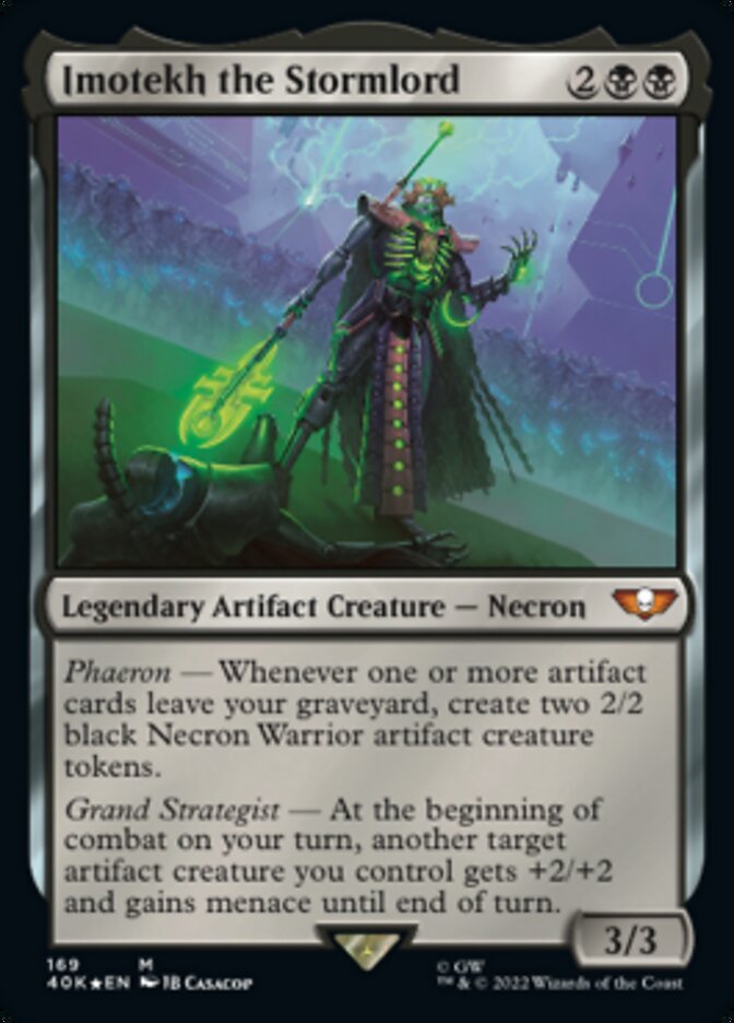 Imotekh the Stormlord (40K-169) - Warhammer 40,000 Commander Foil [Mythic]