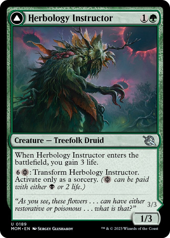 Herbology Instructor // Malady Invoker (MOM-189) - March of the Machine [Uncommon]