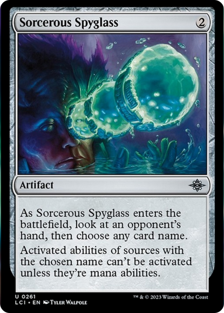 Sorcerous Spyglass (LCI-261) - The Lost Caverns of Ixalan [Uncommon]