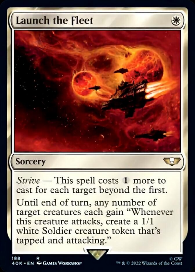 Launch the Fleet (40K-188) - Warhammer 40,000 Commander [Rare]