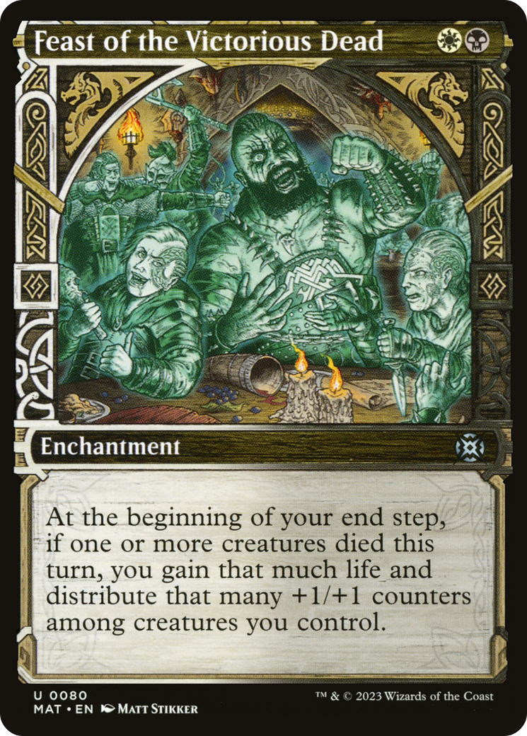 Feast of the Victorious Dead (MAT-080) - March of the Machine: The Aftermath: (Showcase) [Uncommon]