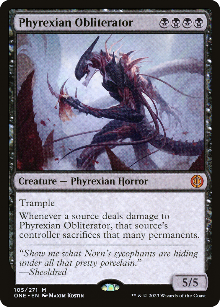 Phyrexian Obliterator (ONE-105) - Phyrexia: All Will Be One [Mythic]