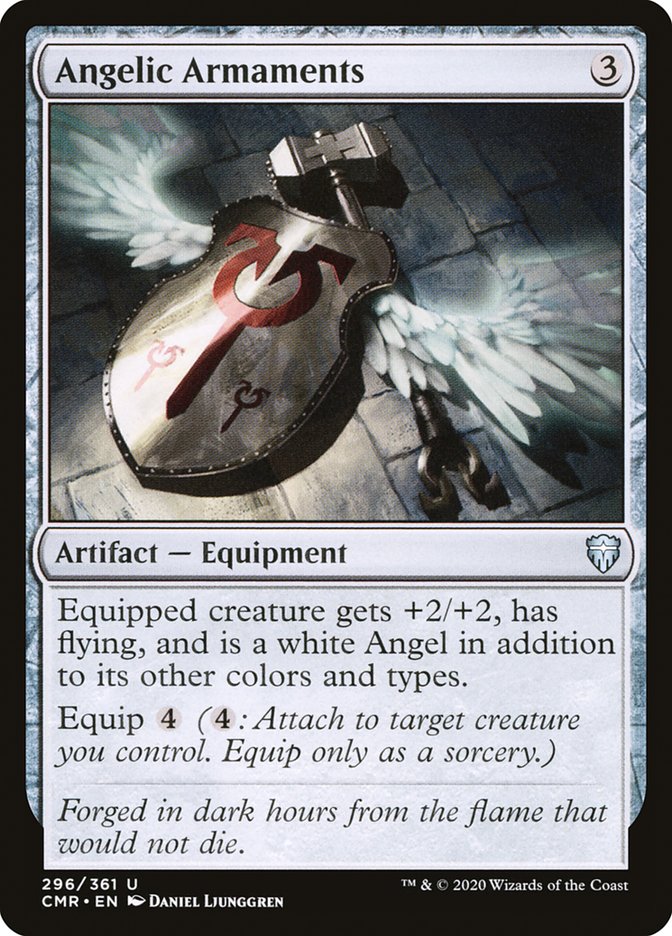 Angelic Armaments (CMR-296) - Commander Legends [Uncommon]