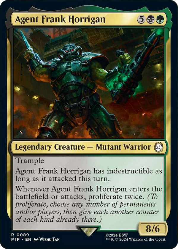 Agent Frank Horrigan (PIP-089) - Fallout [Rare]