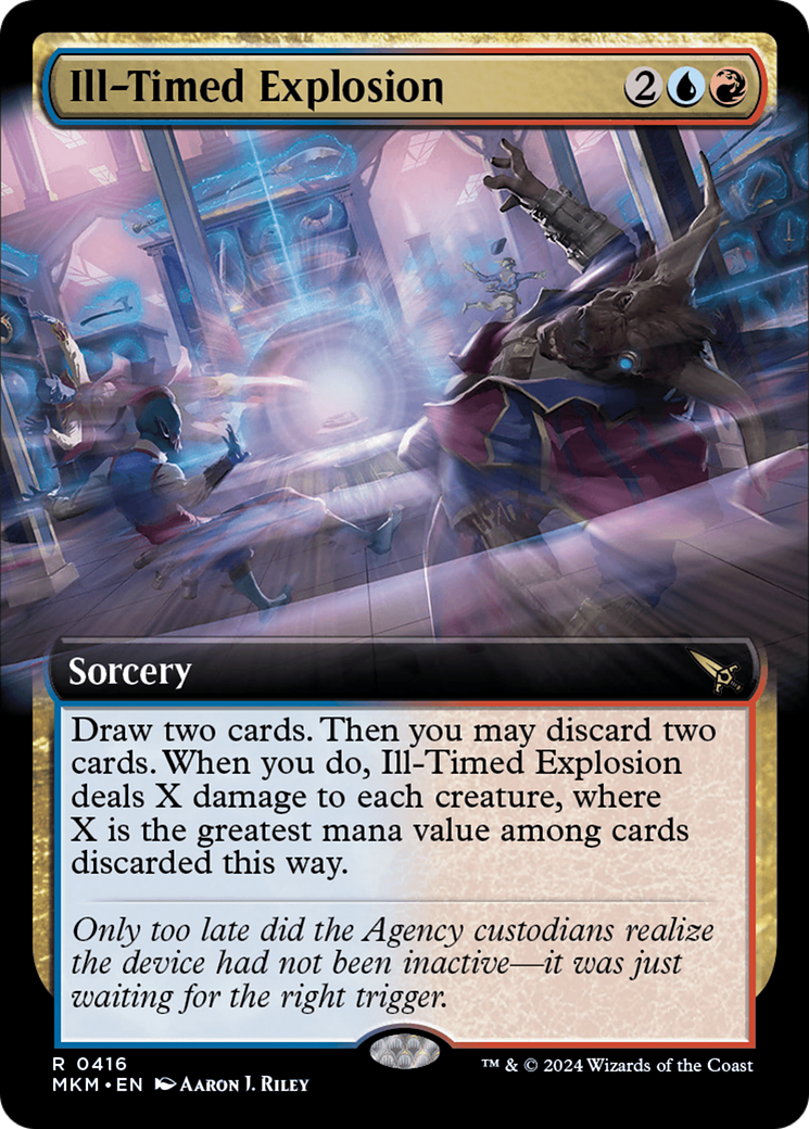 Ill-Timed Explosion (MKM-416) - Murders at Karlov Manor: (Extended Art) Foil [Rare]