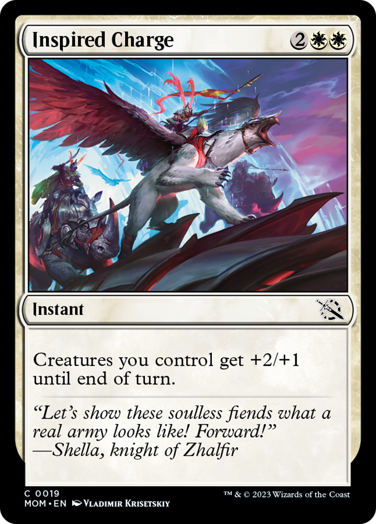 Inspired Charge (MOM-019) - March of the Machine [Common]