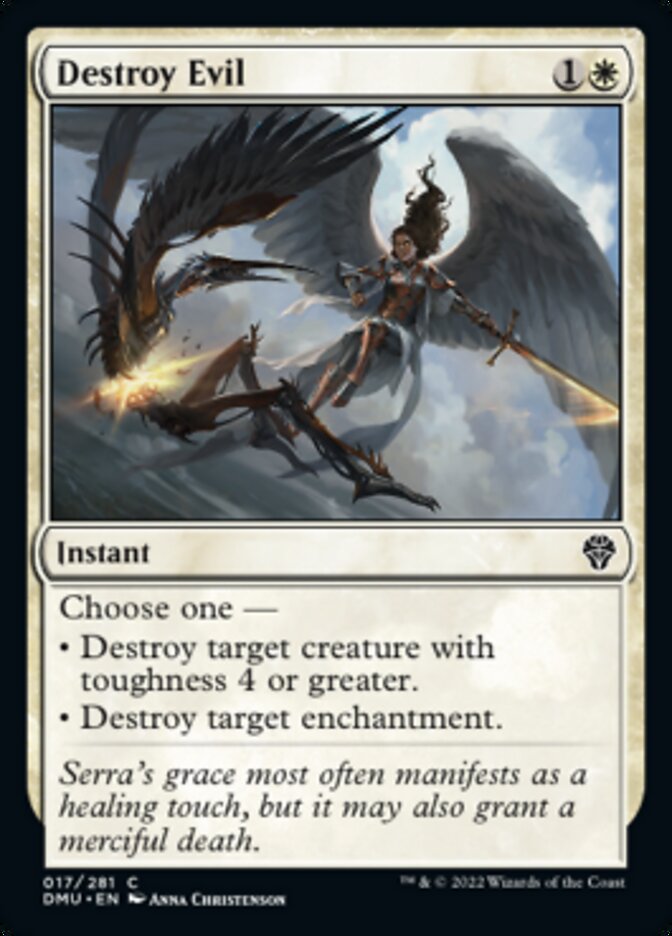 Destroy Evil (DMU-017) - Dominaria United [Common]