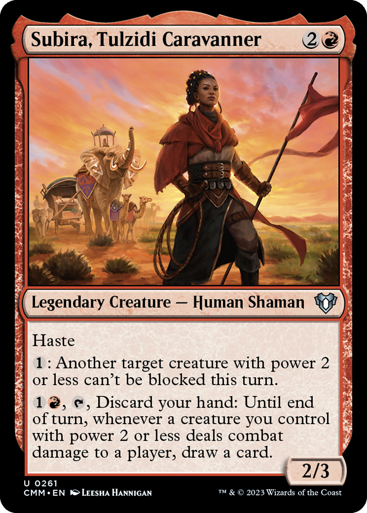 Subira, Tulzidi Caravanner (CMM-261) - Commander Masters [Uncommon]