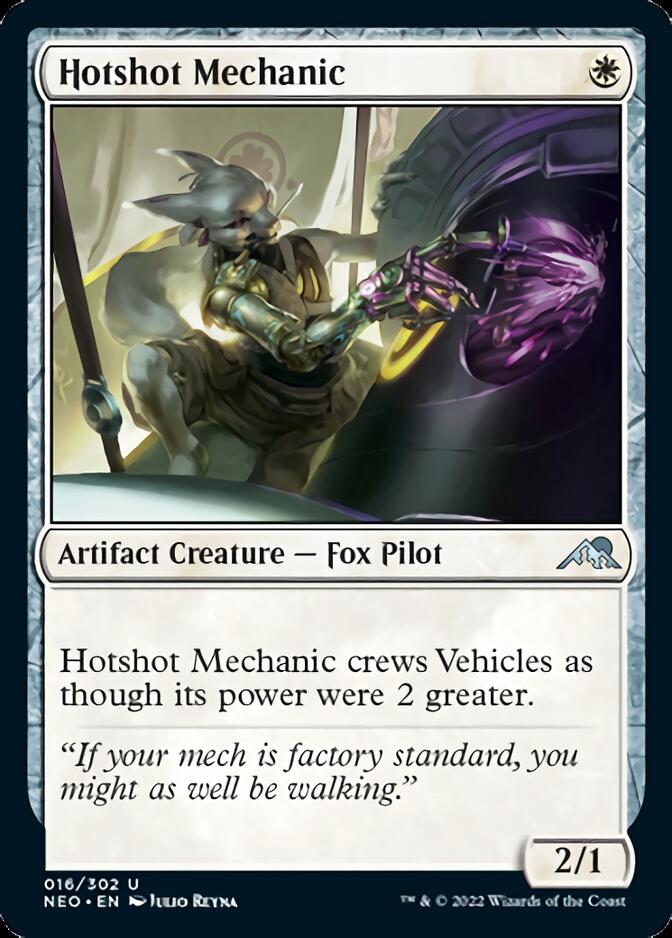 Hotshot Mechanic (NEO-016) - Kamigawa: Neon Dynasty [Uncommon]