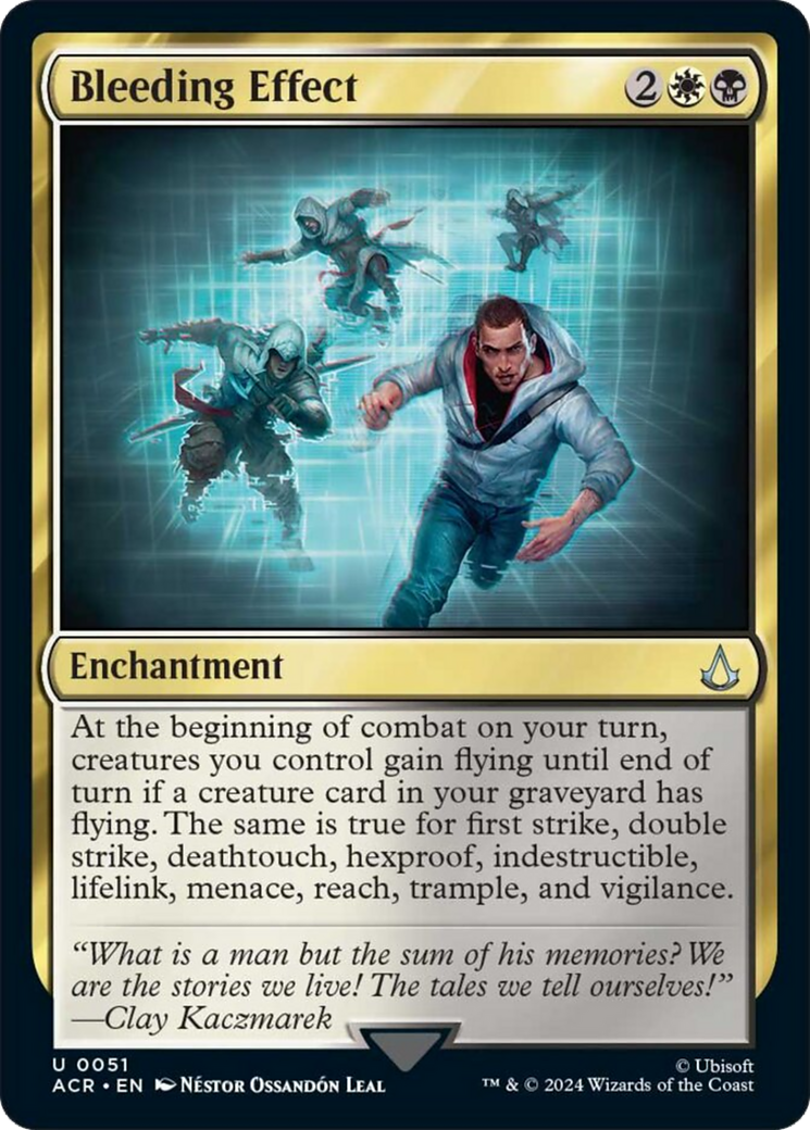 Bleeding Effect (ACR-051) - Assassin's Creed Foil [Uncommon]
