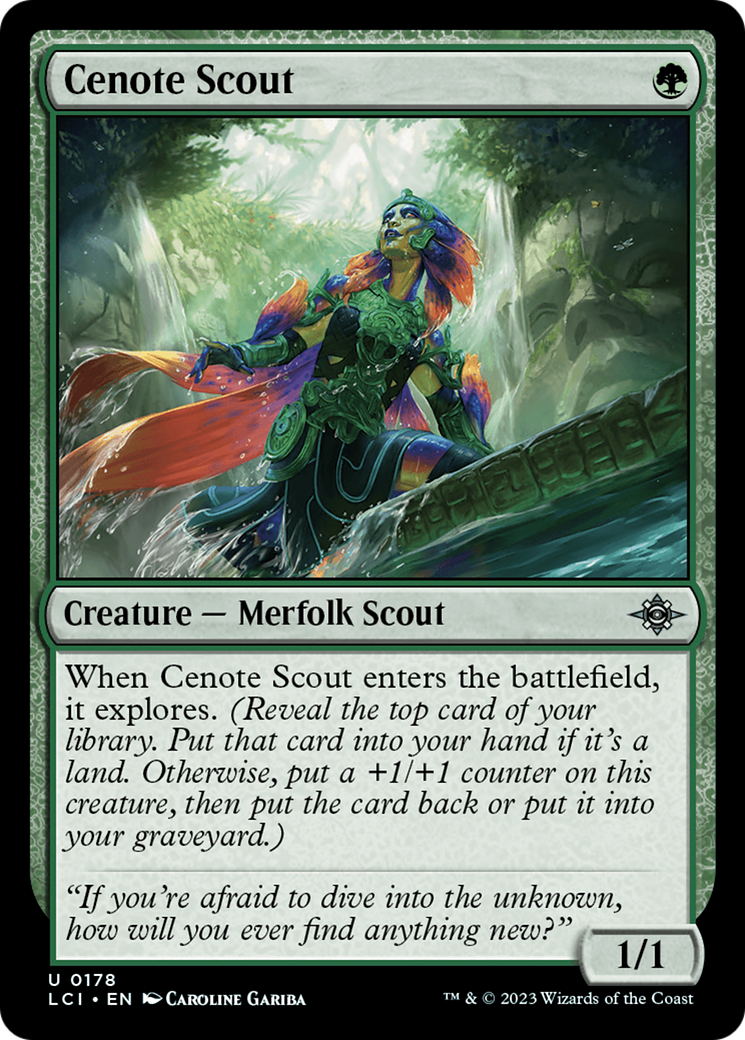 Cenote Scout (LCI-178) - The Lost Caverns of Ixalan [Uncommon]