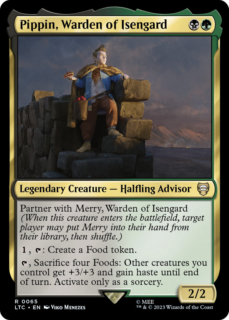 Pippin, Warden of Isengard (LTC-065) - Tales of Middle-earth Commander [Rare]